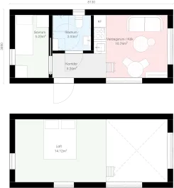 Pulpet P2 planritning