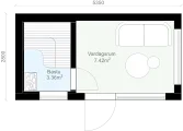 Klassisk K1 planritning