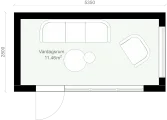 Pulpet P1 planritning