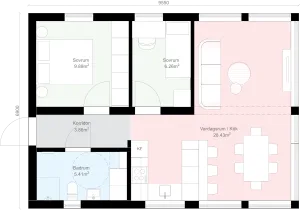 Klassisk KM3.60 planritning