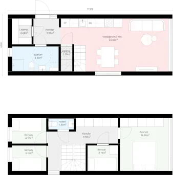 Klassisk V2.90 planritning
