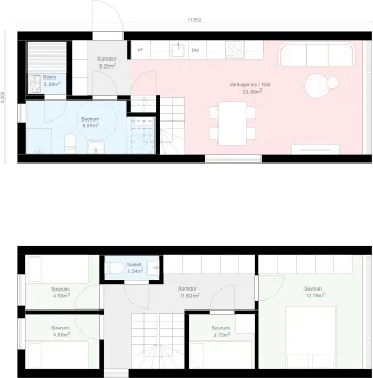 Klassisk V2.90 planritning