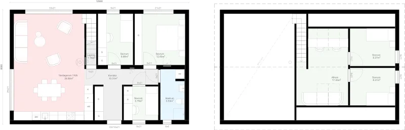 Lofthus K3.100 planritning