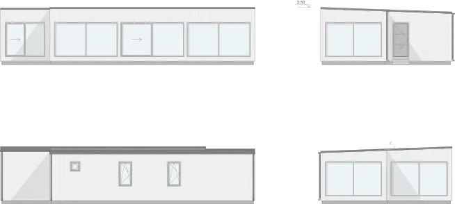 Rak R4.Z.100 planritning