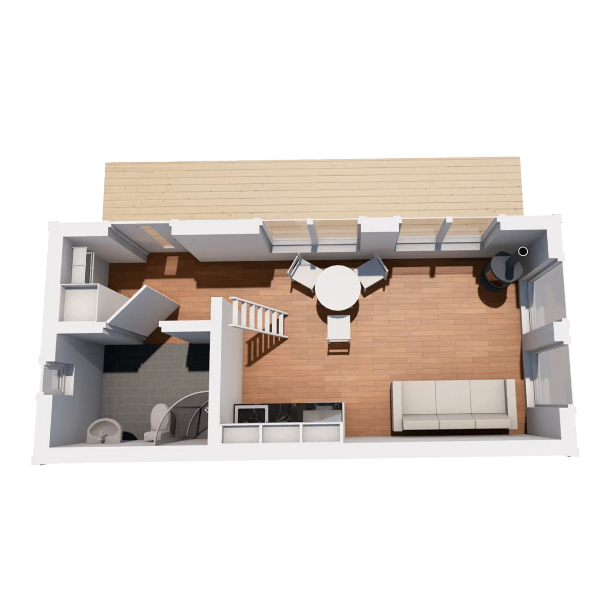 Boviken 30 loft planritning 2