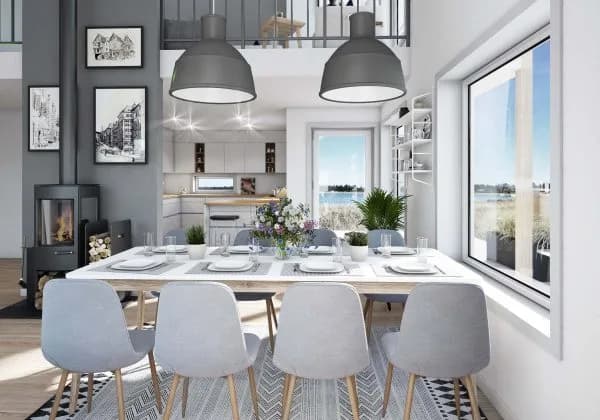 Granå S - interiör - Jörnträhus - byggsats hus / fritidshus / villa