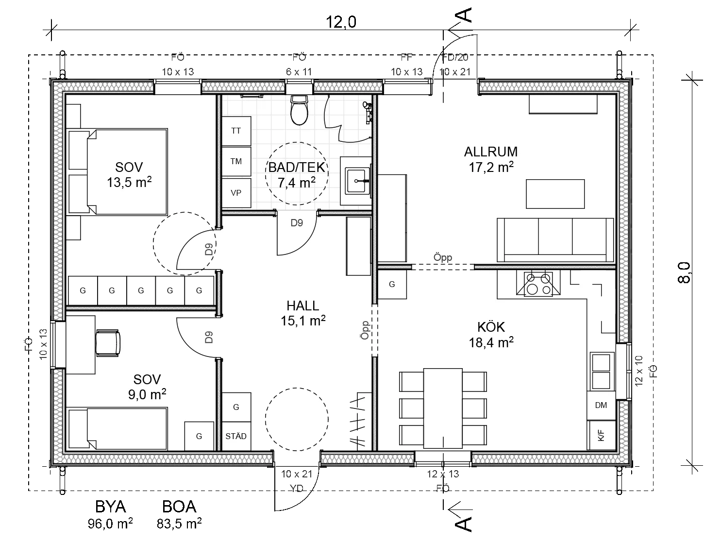 Nyborg 96 planritning 1