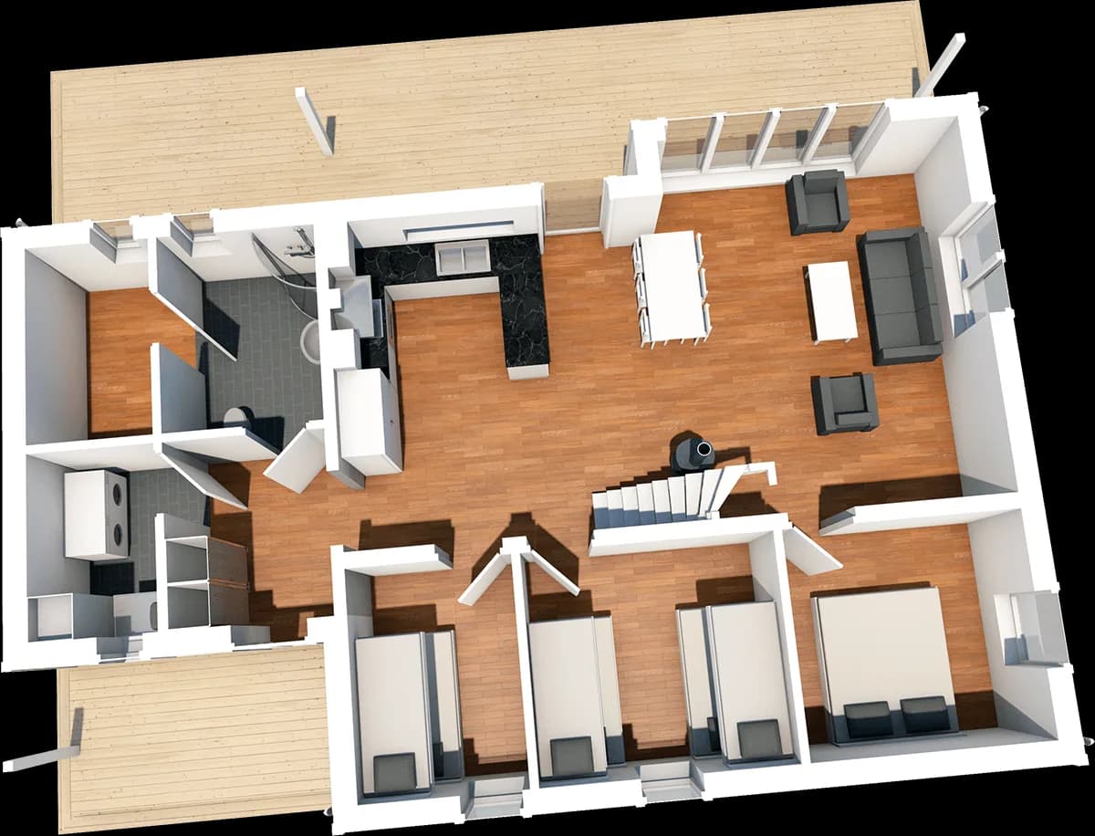 Nyholm 129 loft planritning 1