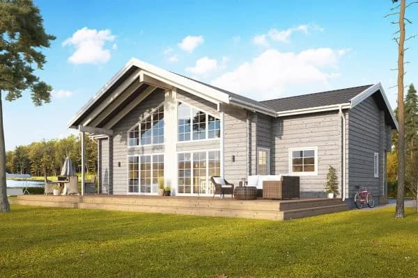 Strycksele XL med Loft – fritidshus, hus, villor – flexibla byggsatser från Jörnträhus