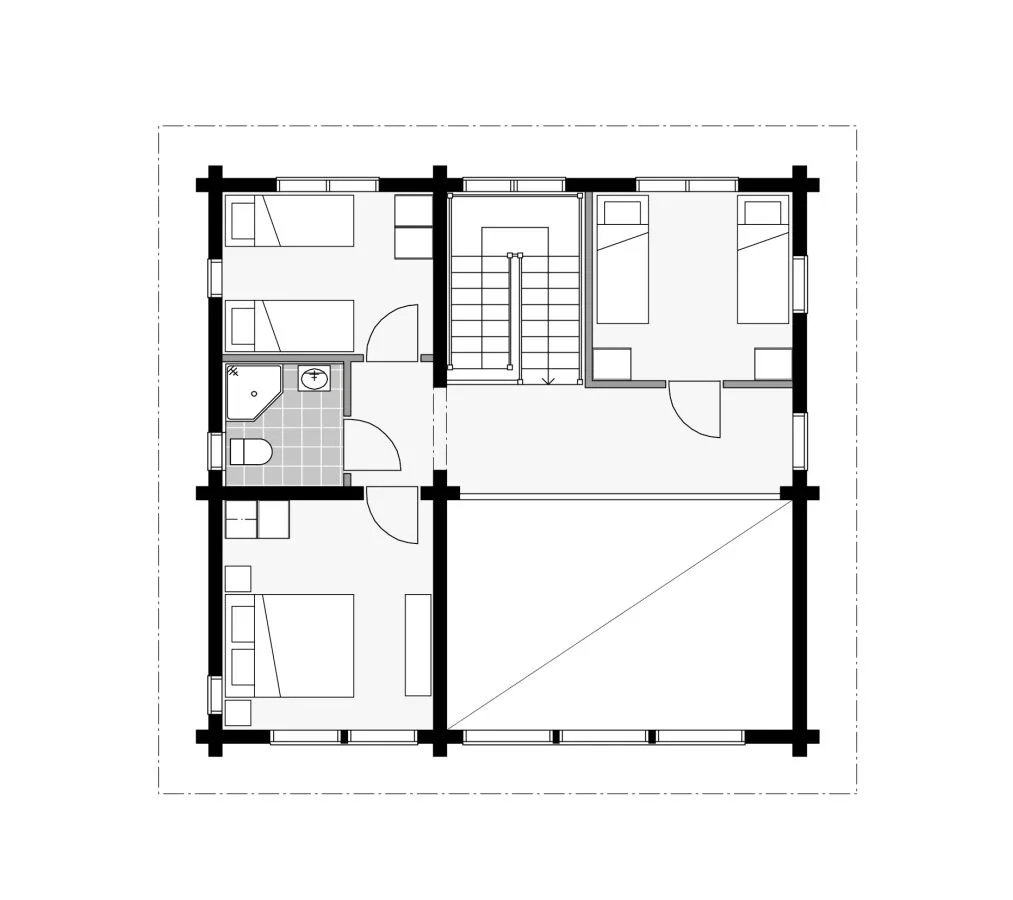 Chamonix - Chalet planritning 1