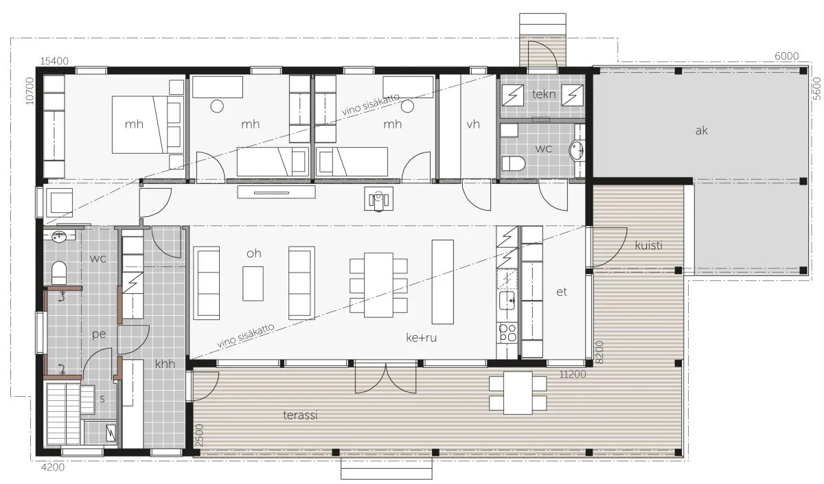 Laaksolahti - Hus planritning 1