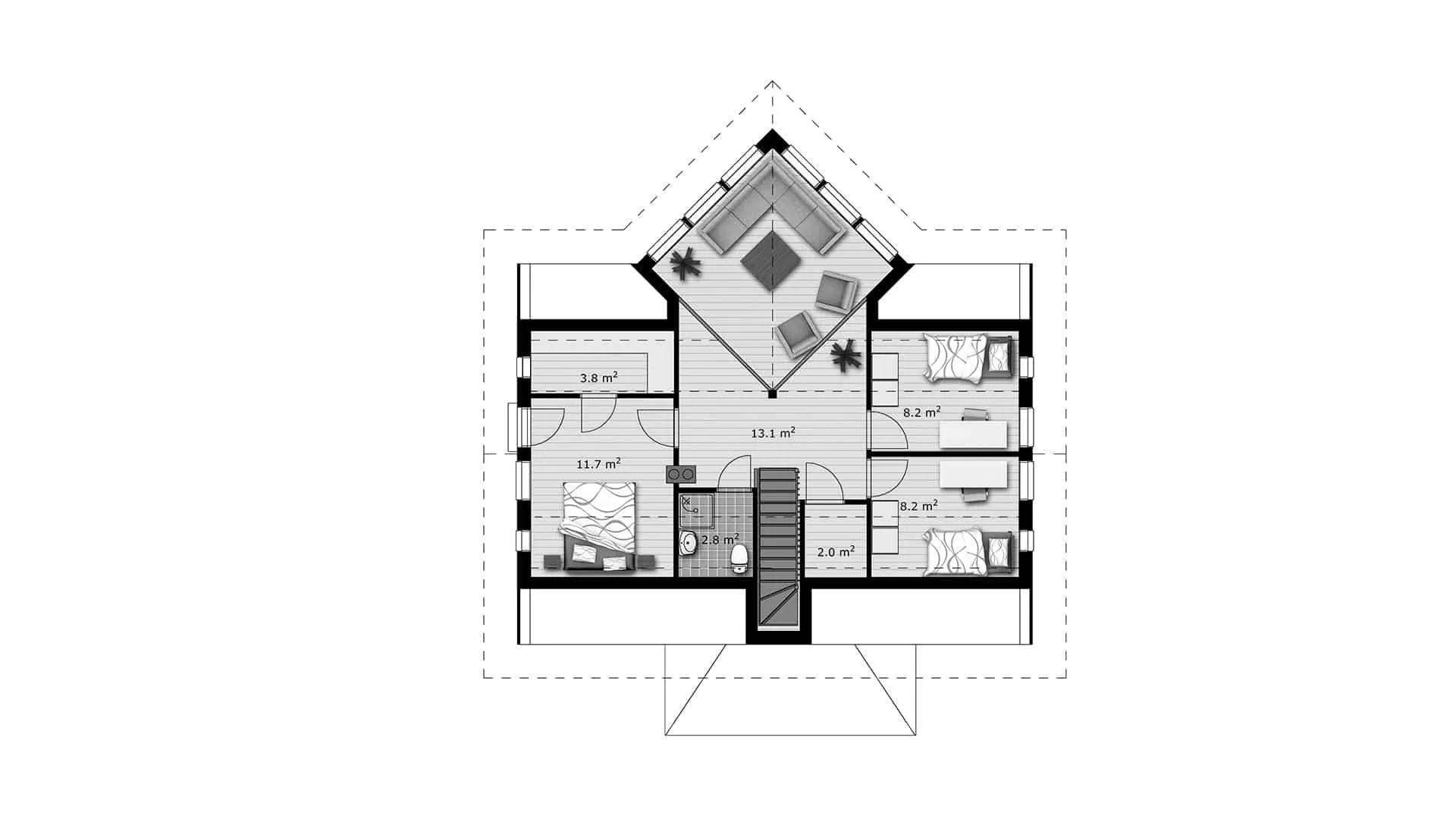 Timmerhus Anttila 249 planritning