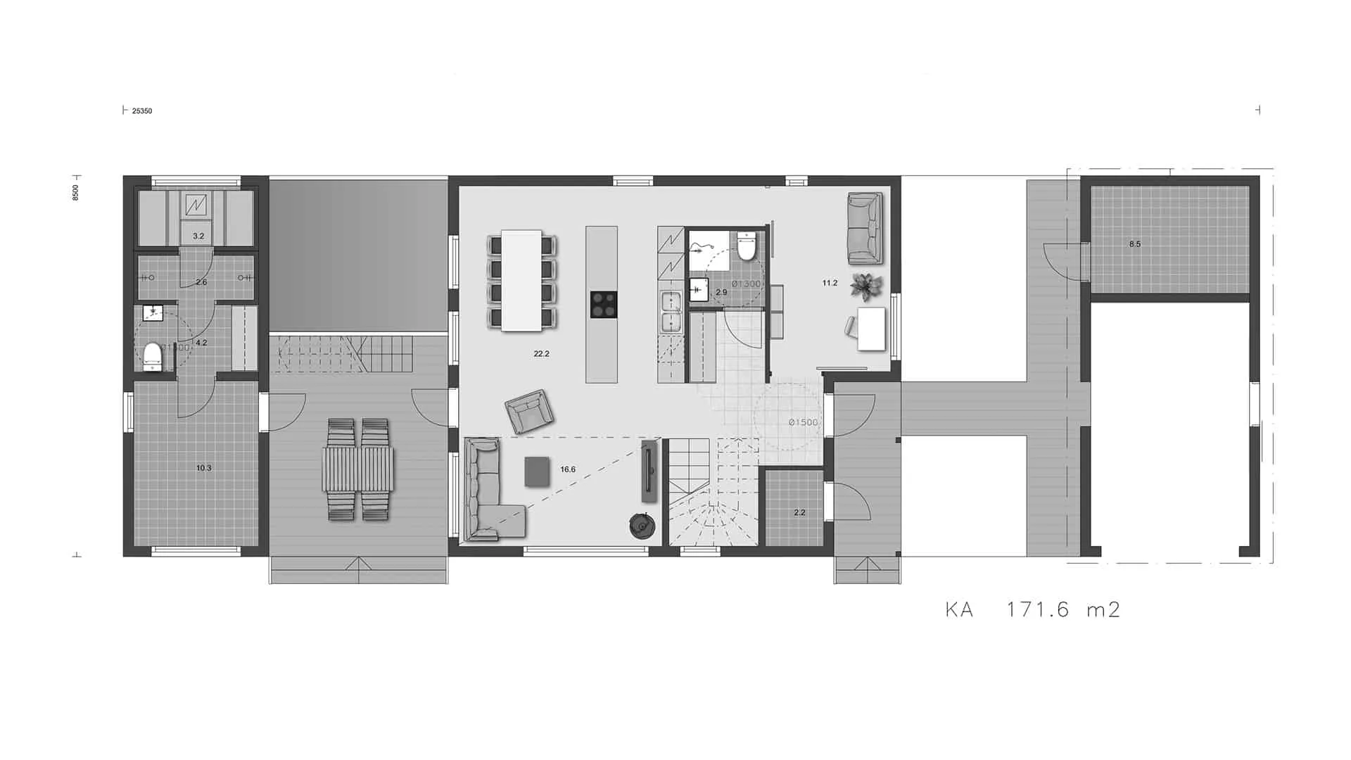 Timmerhus Jaakari 183 planritning