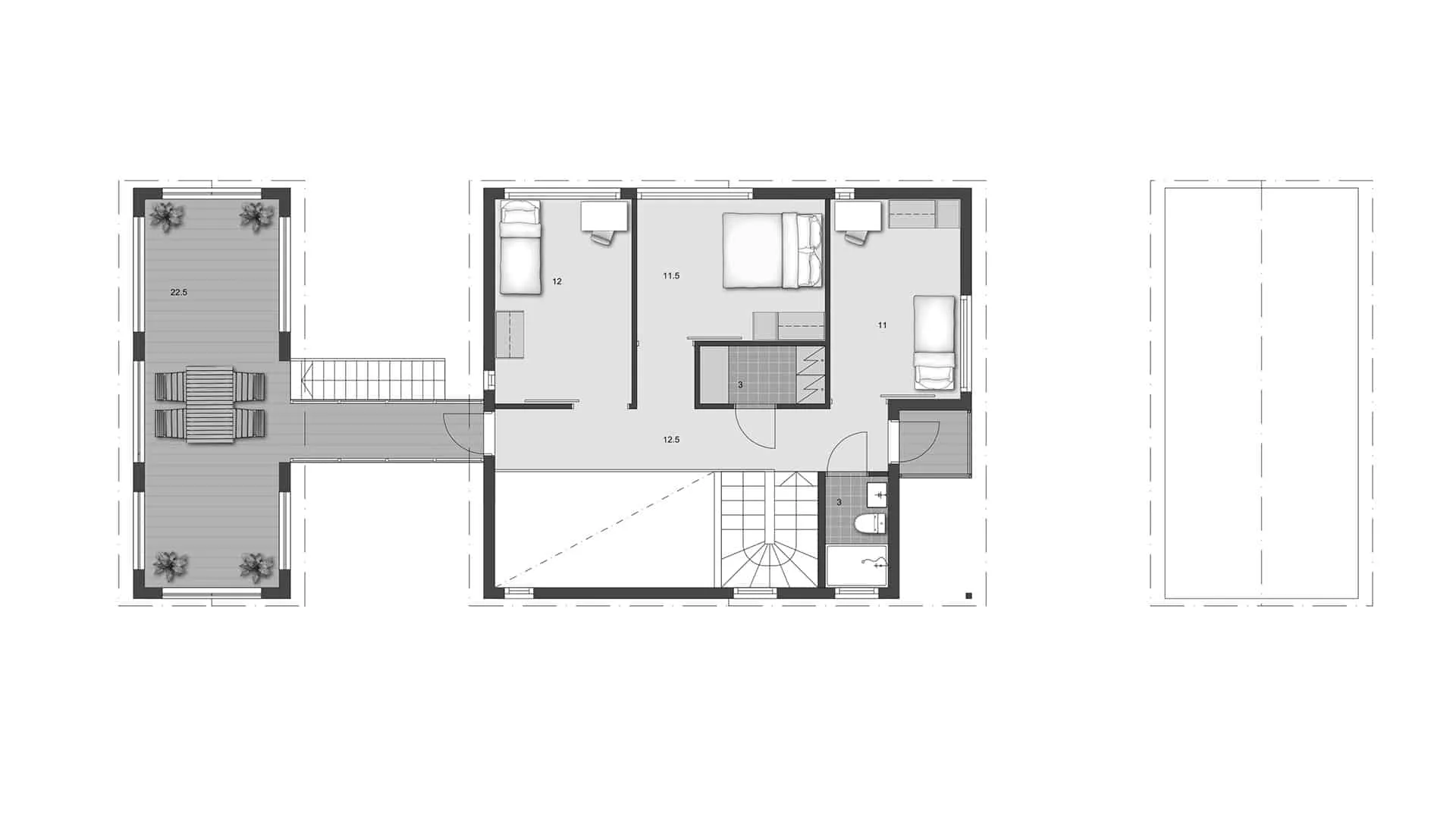 Timmerhus Jaakari 183 planritning