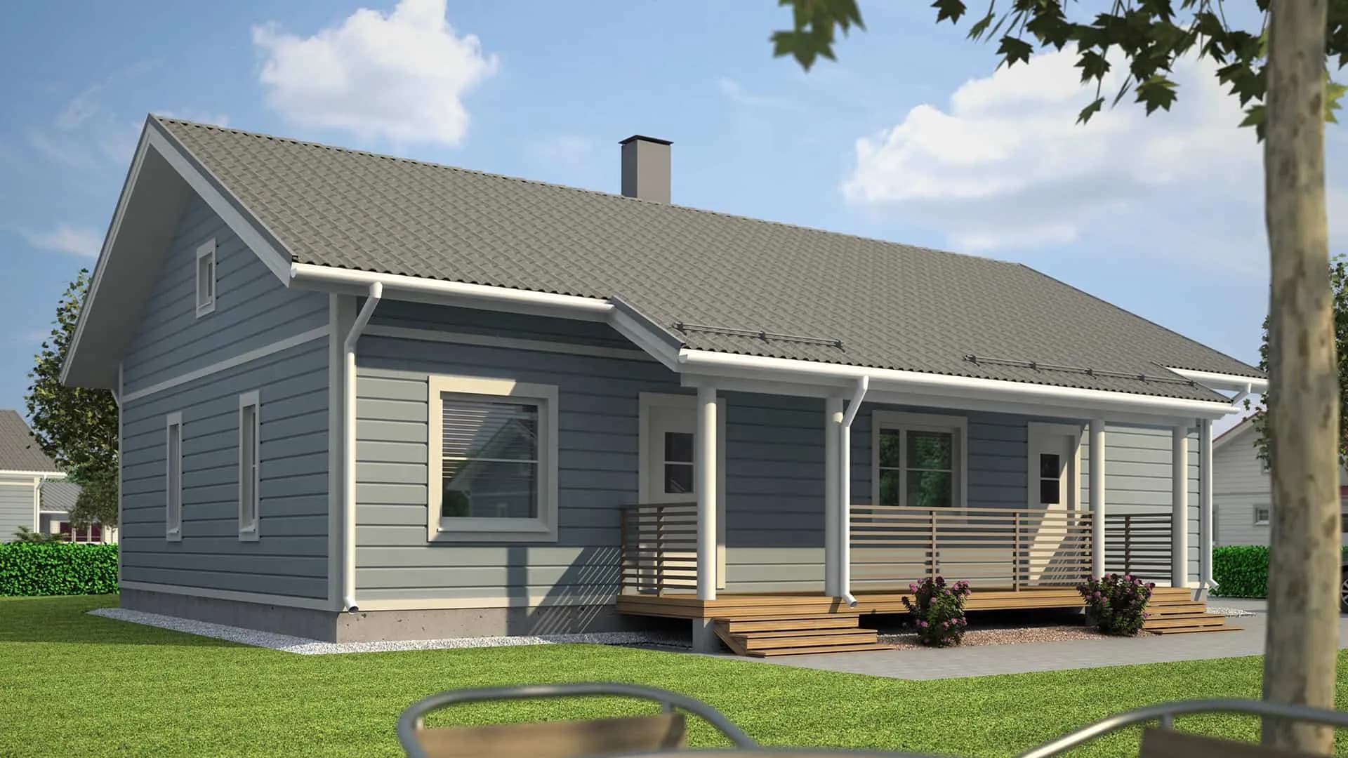 Timmerhus Lampila 125