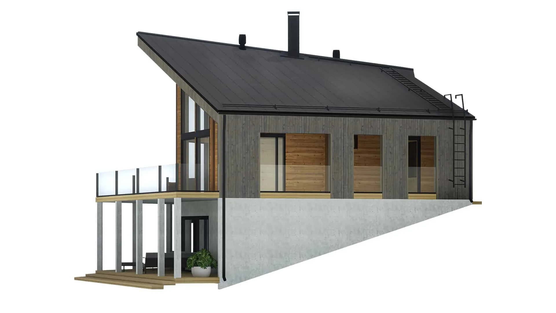 Timmerhus Nuuna M 190