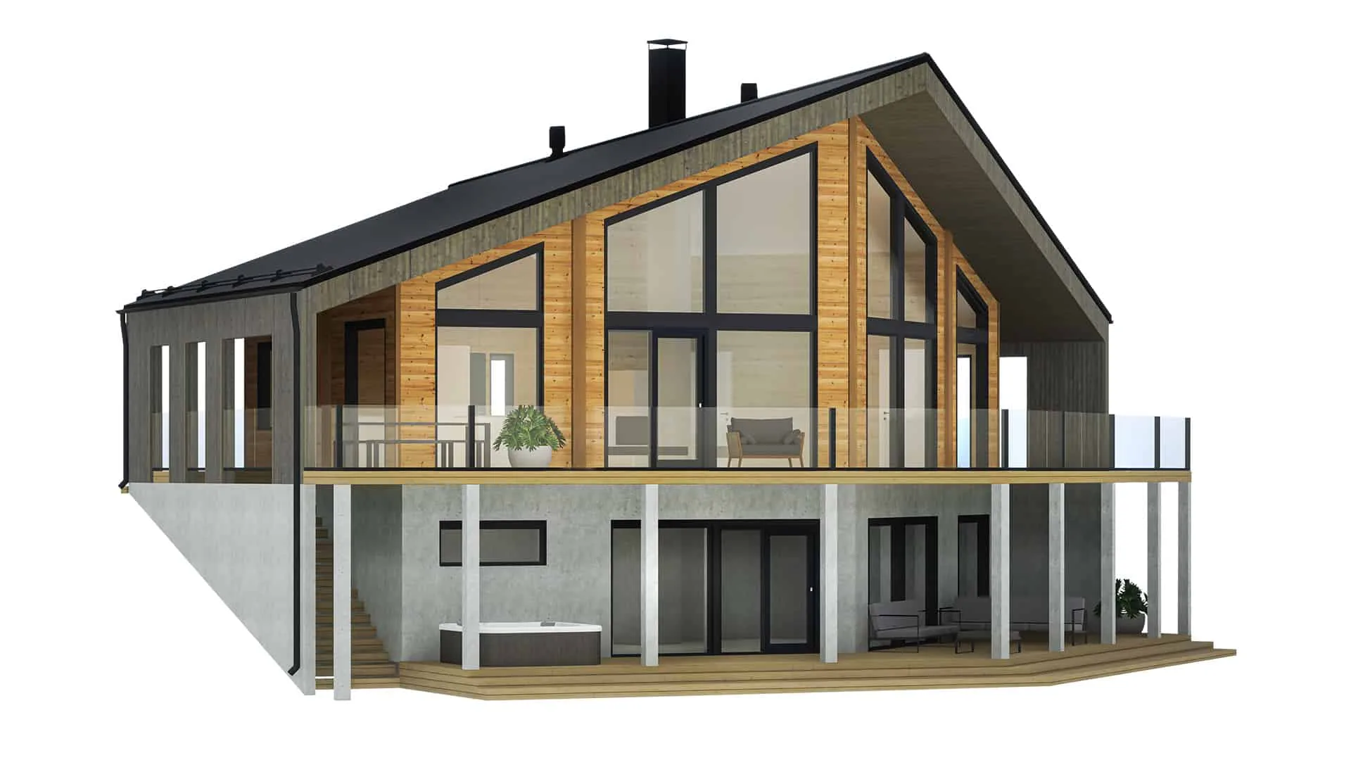 Timmerhus Nuuna M 190