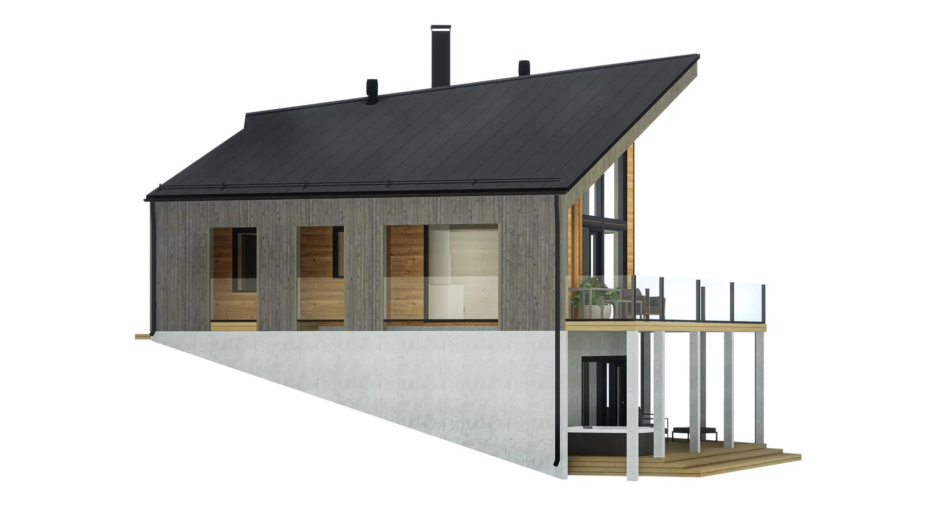 Timmerhus Nuuna M 190