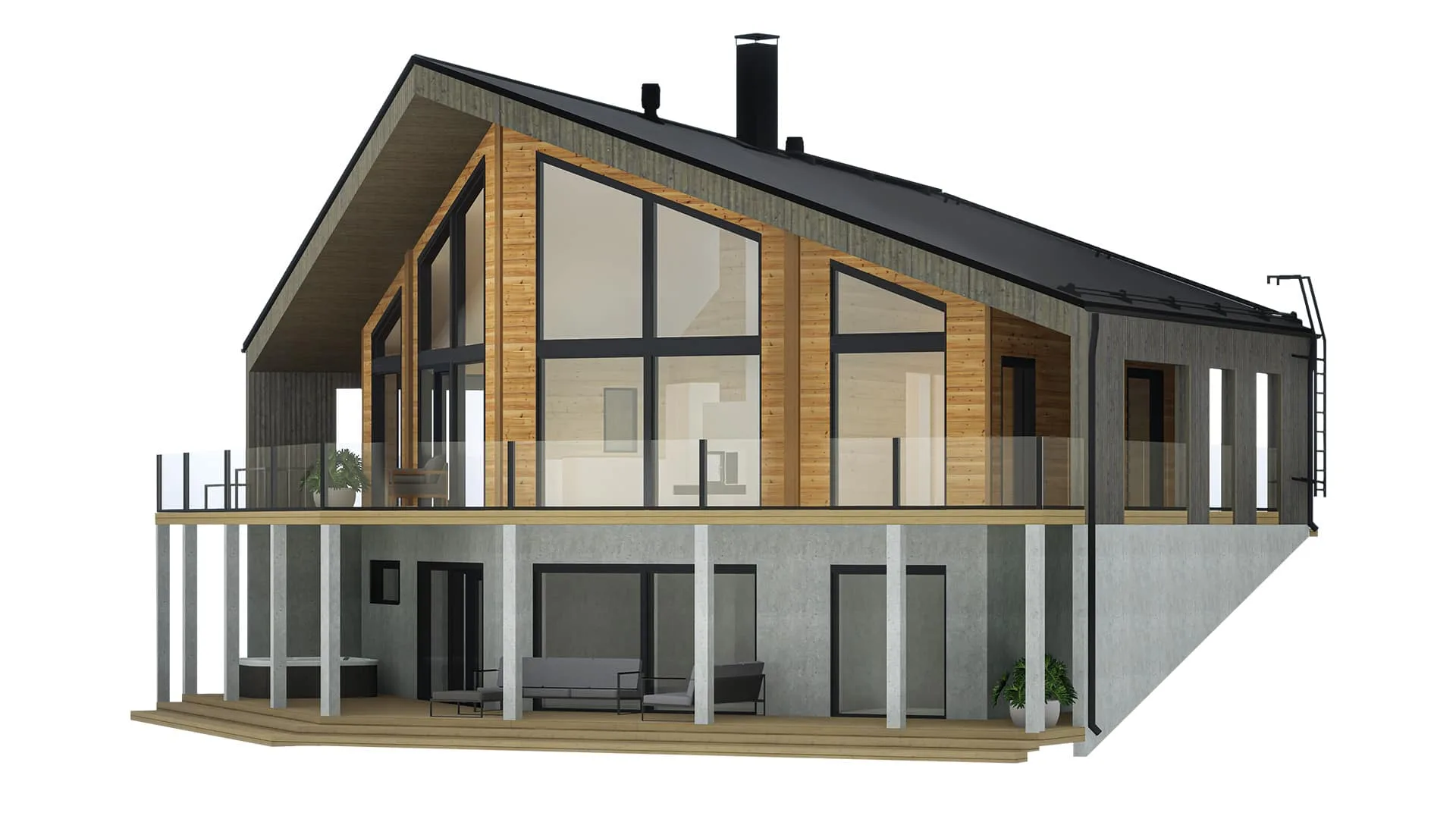 Timmerhus Nuuna M 190
