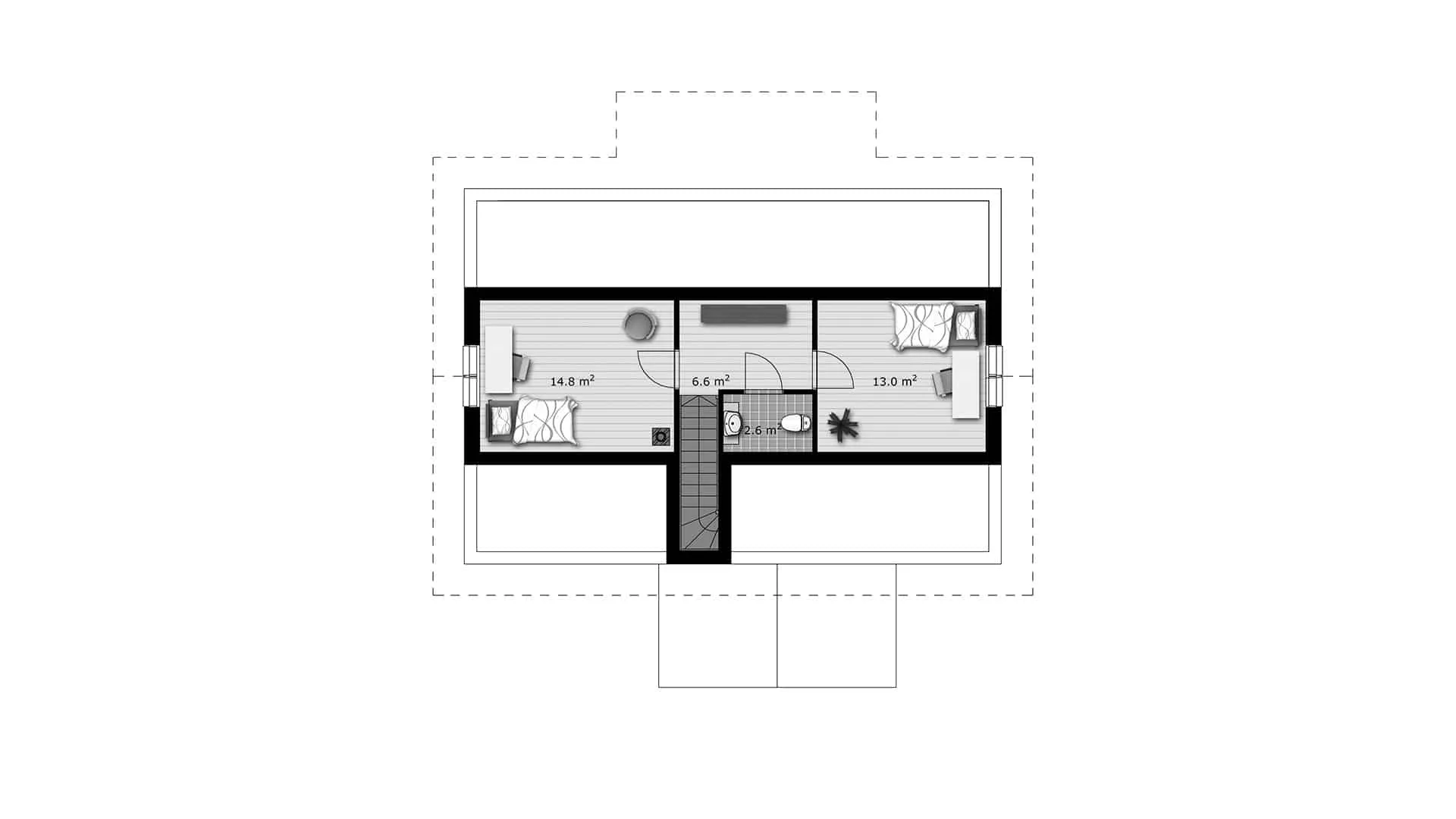 Timmerhus Peltola 152 planritning