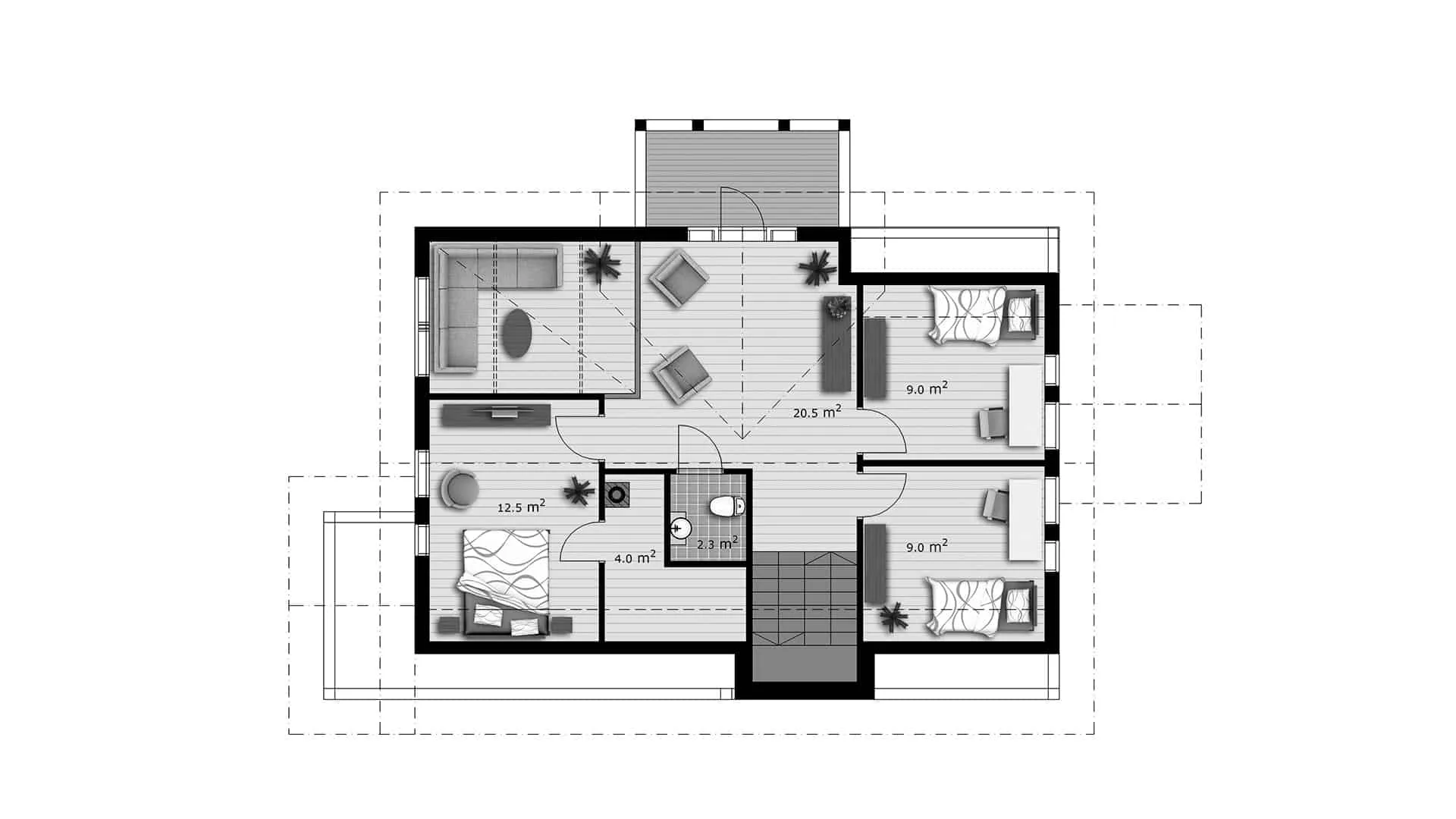 Timmerhus Riekamo 176 planritning