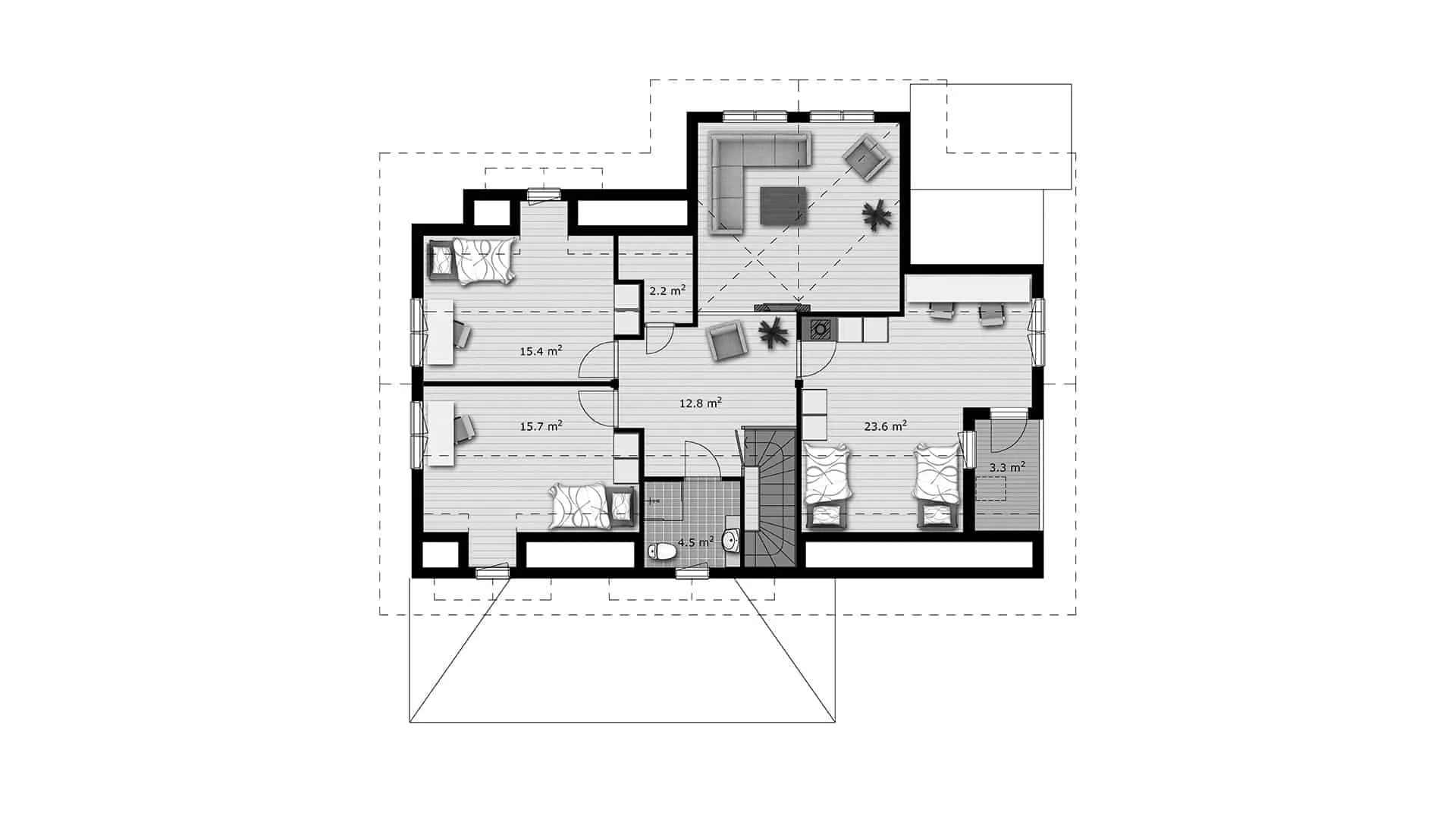 Timmerhus Saloniemi 226 planritning