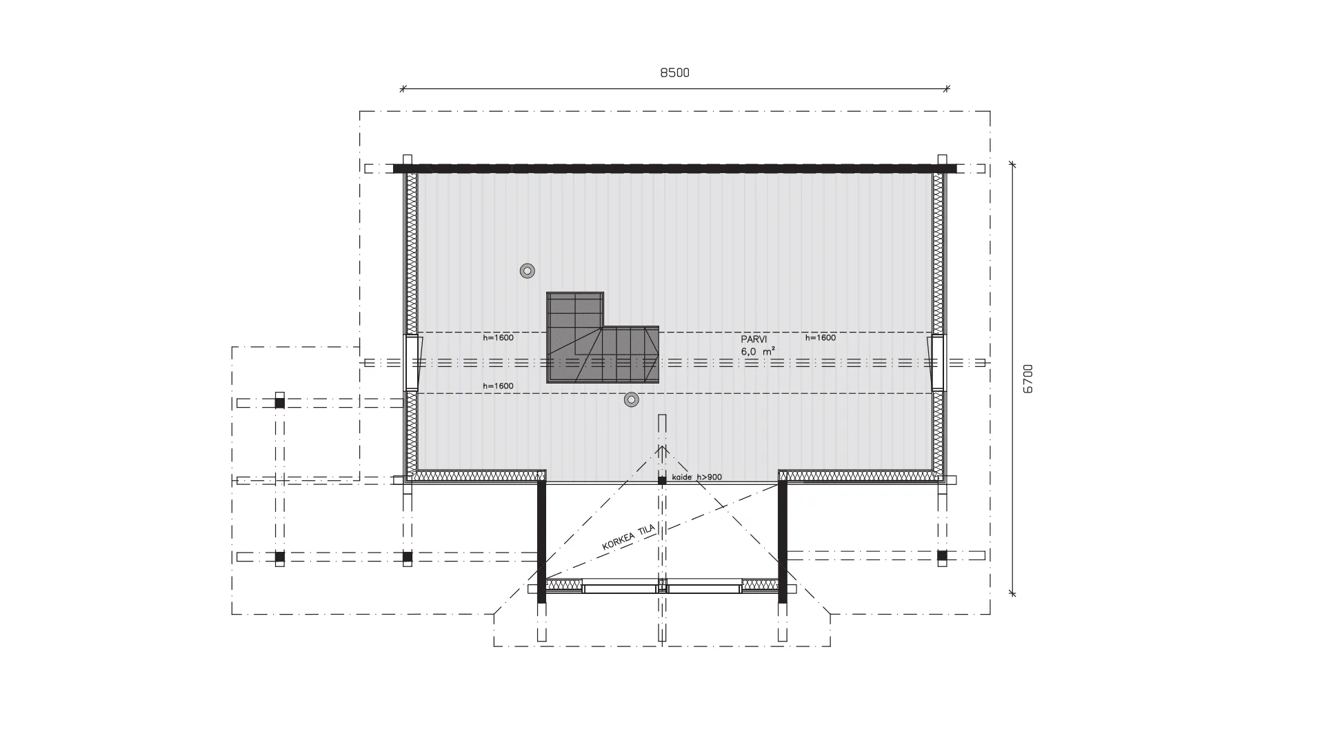Timmervilla Maaninka 56P planritning
