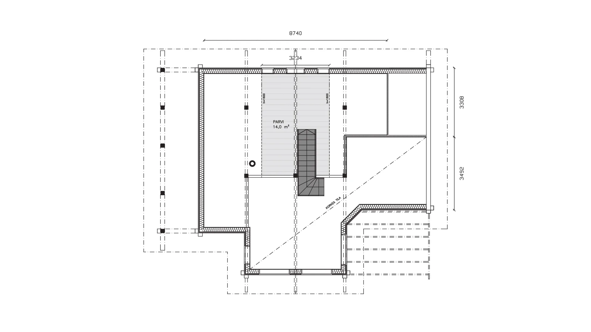 Timmervilla Tolva 96P planritning