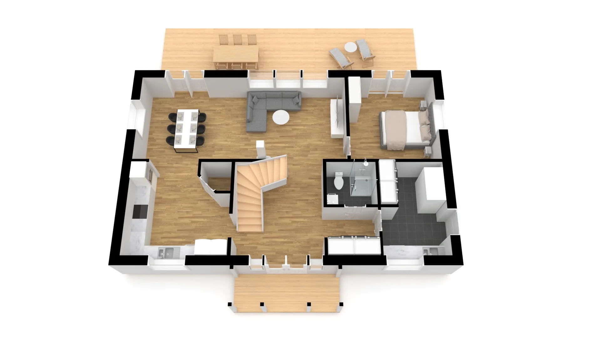 Ljunganäs planritning