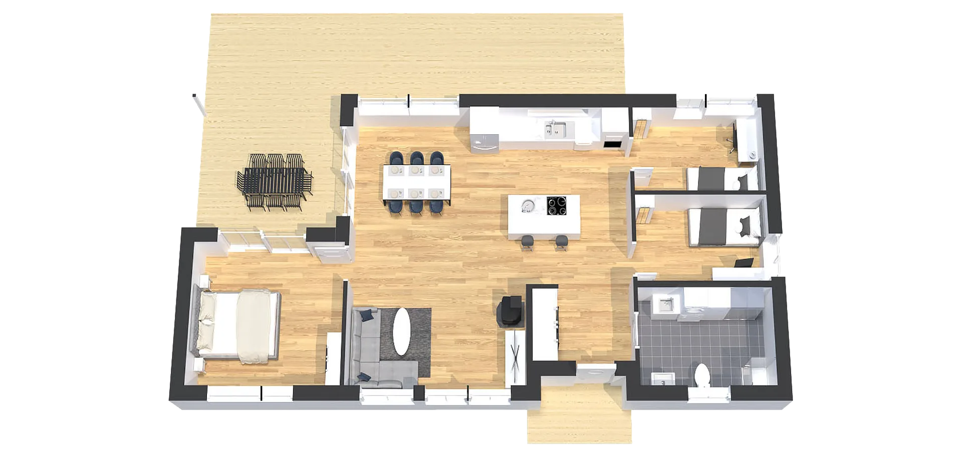Bottenplan modell 95kvm