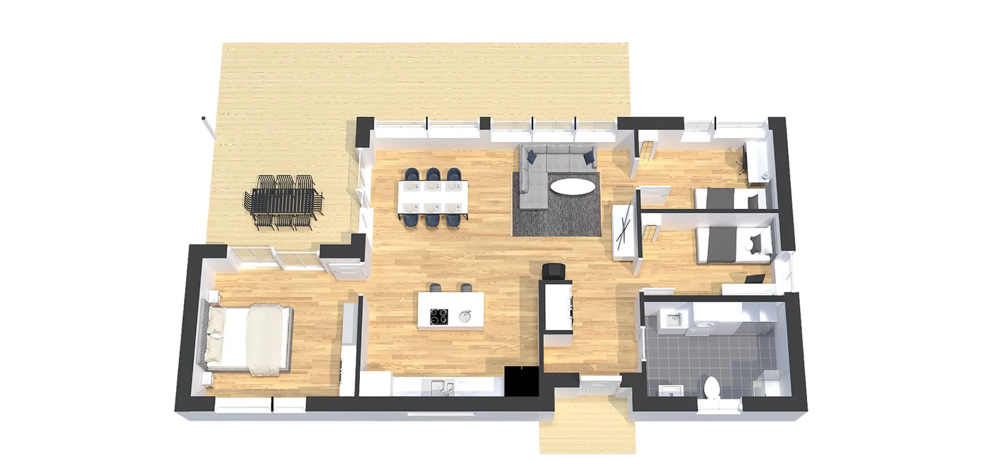 Bottenplan modell 91kvm