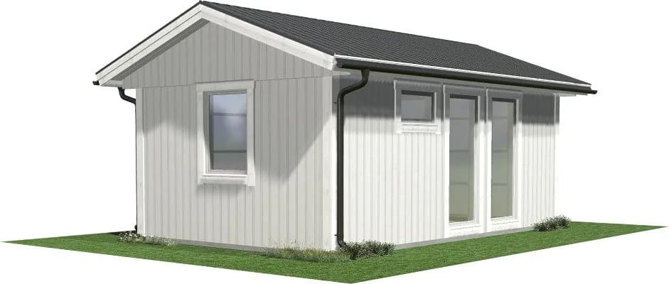 Attefallshus 23m²