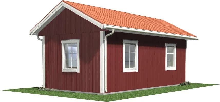 Attefallshus 27m²