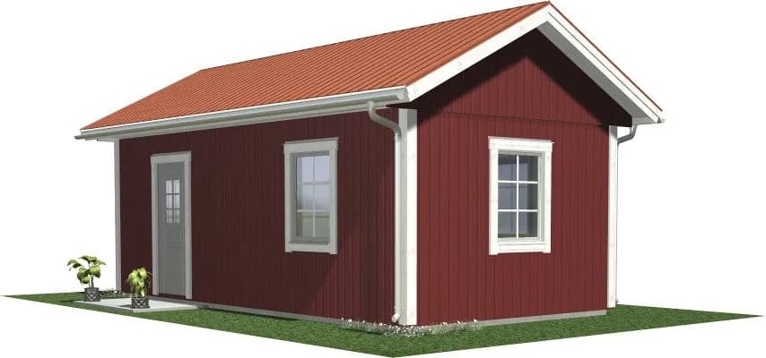 Attefallshus 27m²