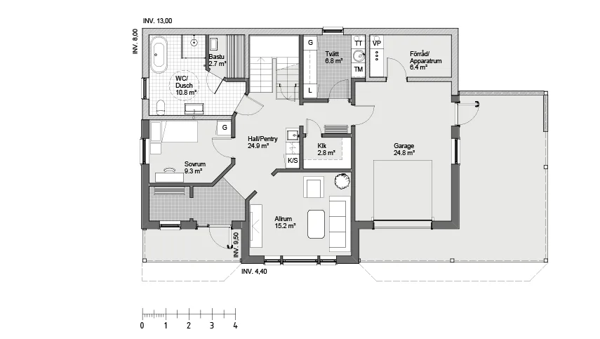 Ekhagen 1 planritning