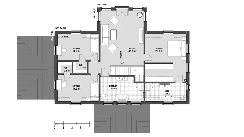 Grytsäter 1 planritning