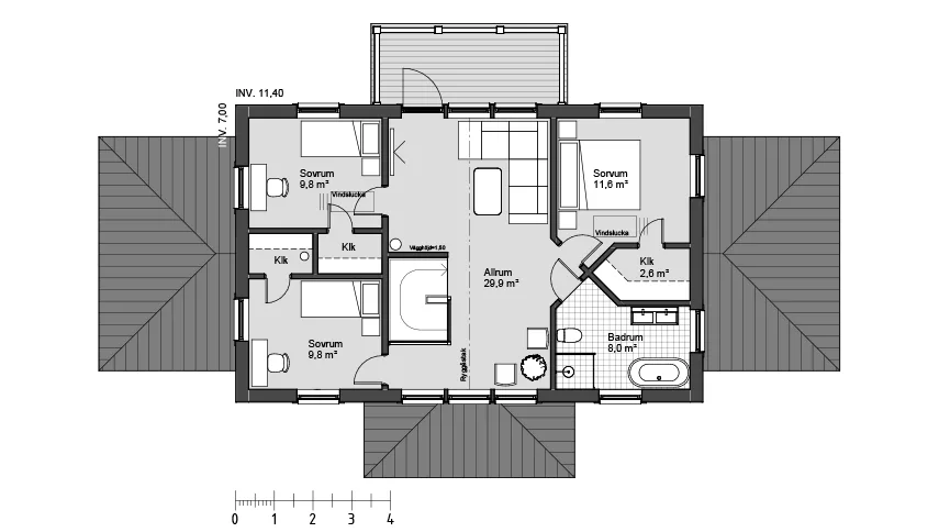 Jonsgård 1 planritning