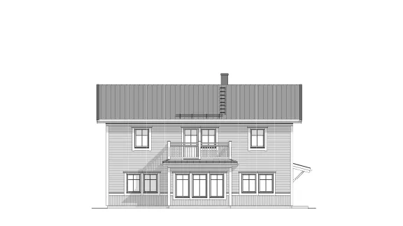 Källhaga 1 fasad