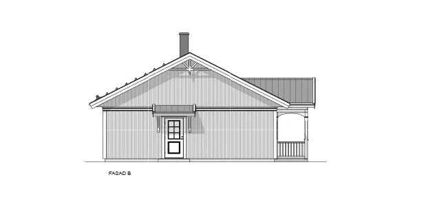 Lyckås 1 fasad