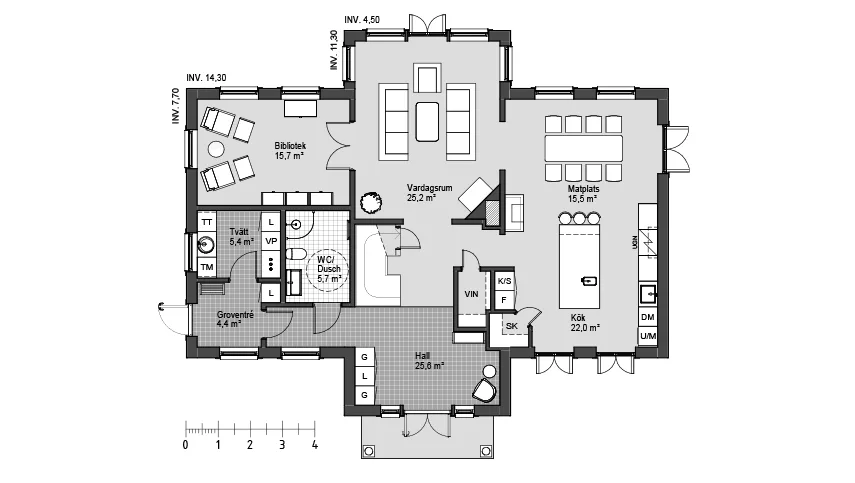 Resarö 1 planritning