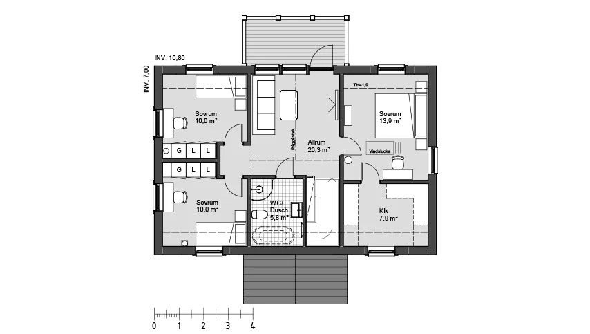 Smögen 1 planritning
