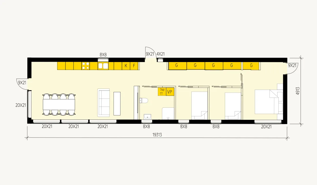Klipphuset planritning 1