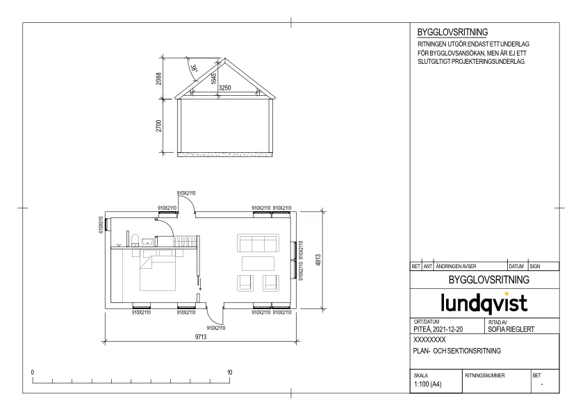 Lilla Ladhuset planritning 1