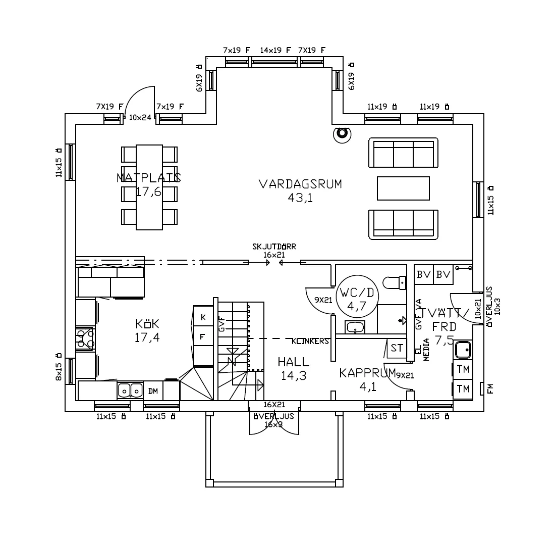 1.5-plan Takkupa och veranda planritning 4