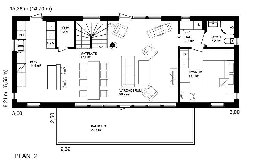 Bokenäs planritning 1