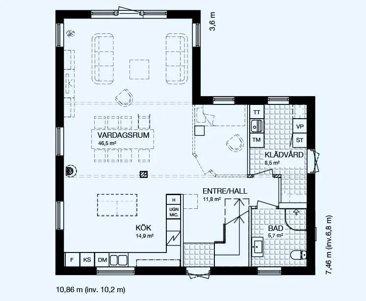 2.0 Modern Plus planritning 2