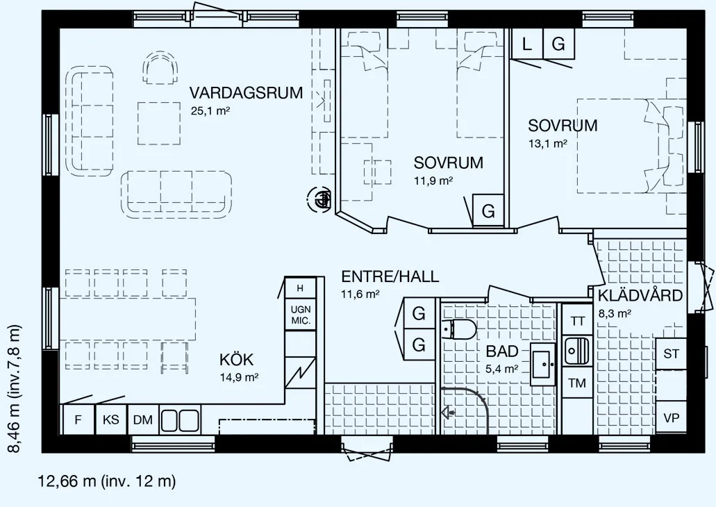 Modern Compact planritning 1