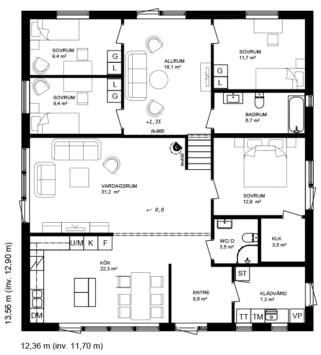 Kullsvik planritning 1