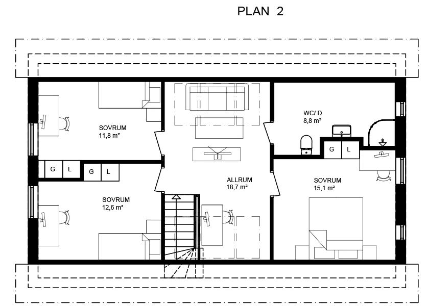 Lundahov planritning 1