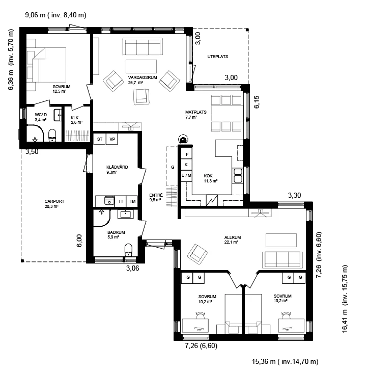 Sjövalla planritning 1